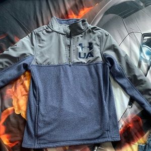 Under Armour half zip pull over M youth (8)